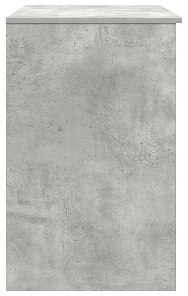 Betonszürke forgácslap íróasztal 86x49x76 cm