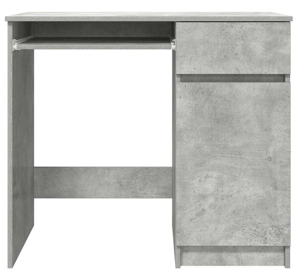 Betonszürke forgácslap íróasztal 86x49x76 cm