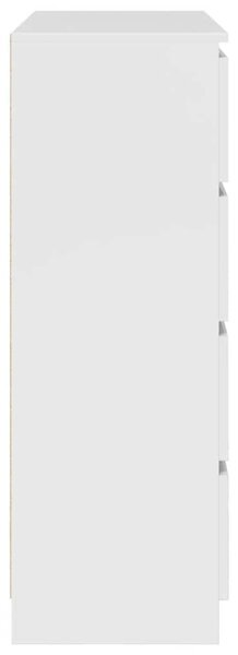 Fehér szerelt fa tálalóasztal 100x35x99 cm