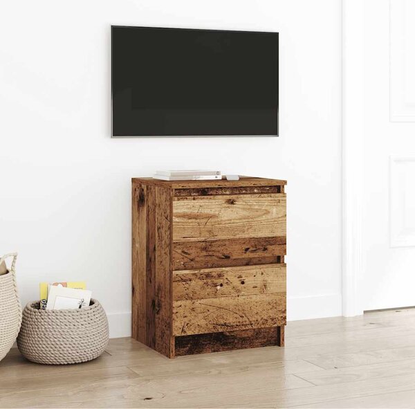 Antik hatású szerelt fa TV-szekrény 40x35x54 cm