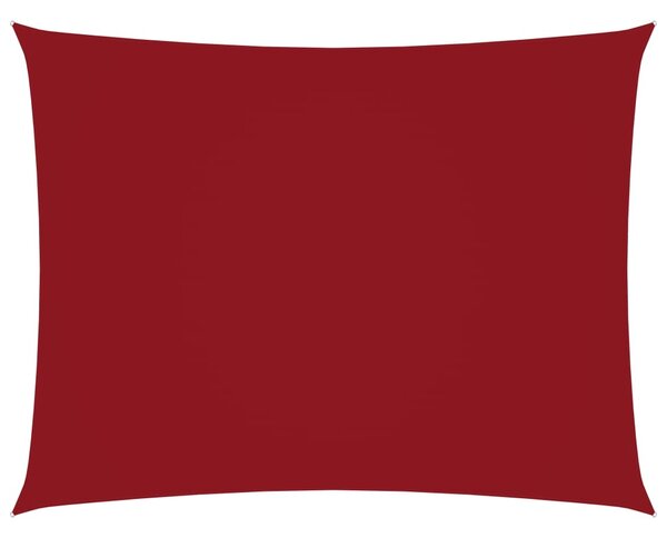 VidaXL piros téglalap alakú oxford-szövet napvitorla 6 x 7 m