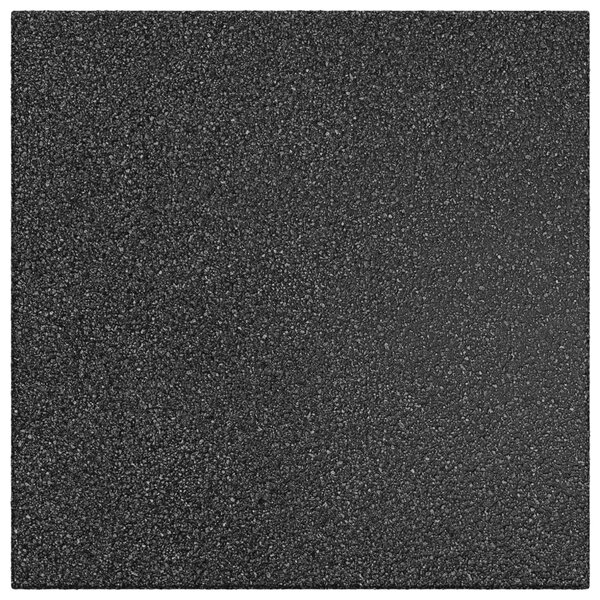 Esés elleni védelmi csempék 6 pcs Fekete 50 x 50 cm Gumi