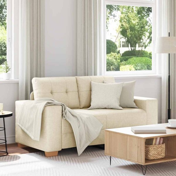Vászon loveseat kanapé 160x77x82 cm
