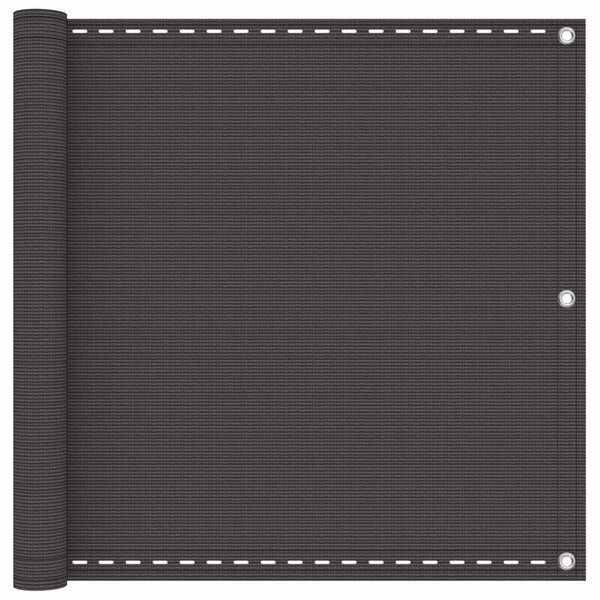 VidaXL Erkély Szúnyogháló Antracitszürke 75 x 700 cm HDPE és Alumínium