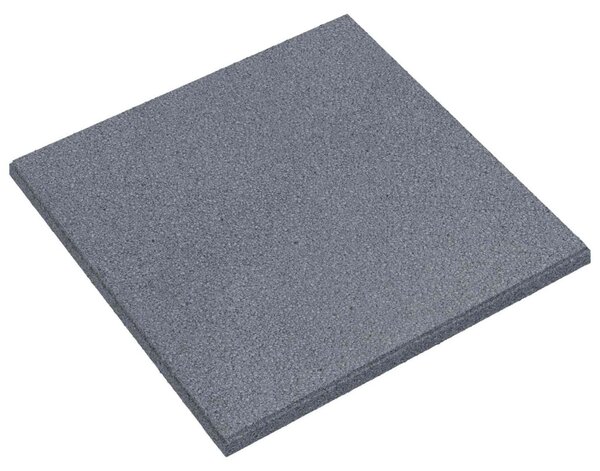VidaXL Esés elleni védelmi csempék 6 pcs Szürke 50 x 50 cm Gumi