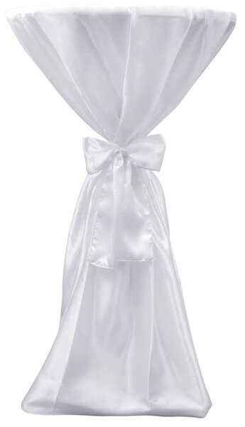 Asztal Borító Fehér 60 cm Szalaggal 2 db