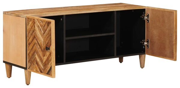 Tároló szekrények Barna 105 x 33,5 x 46 cm Tömör Mangófát