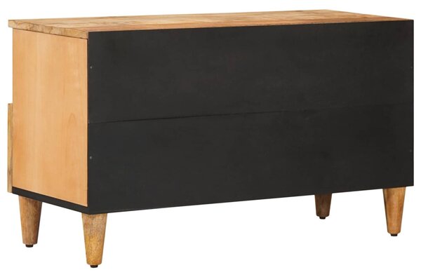 Tároló szekrények Barna 80 x 33,5 x 46 cm Tömör Mangófát