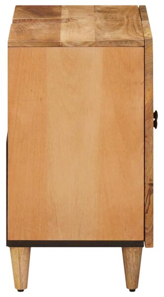VidaXL Mosdókagyló szekrény Barna 62 x 33 x 58 cm Tömör Mangófát