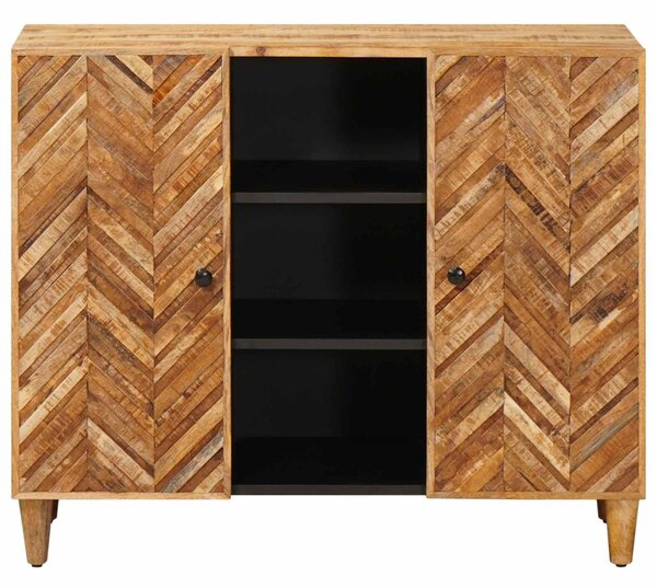 Tároló szekrények Barna 90 x 33,5 x 75 cm Tömör Mangófát