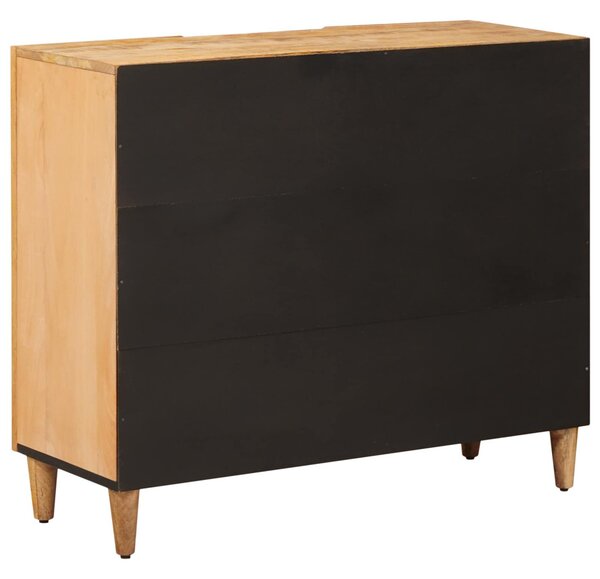 Tároló szekrények Barna 90 x 33,5 x 75 cm Tömör Mangófát