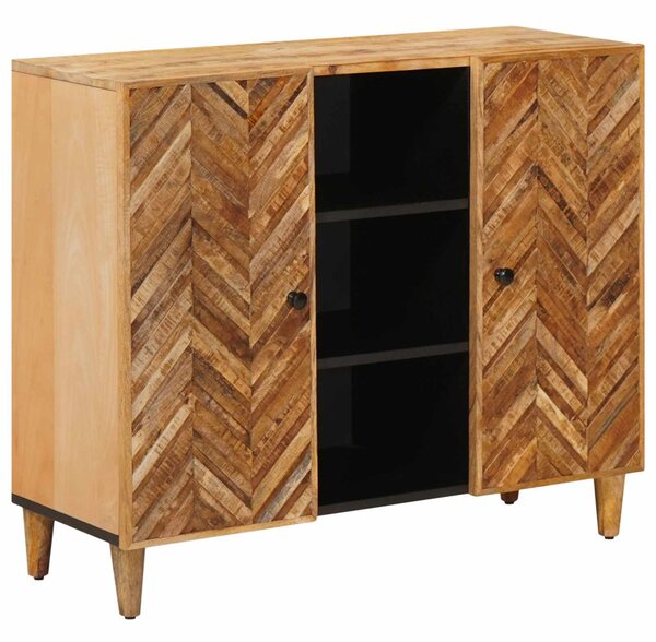 Tároló szekrények Barna 90 x 33,5 x 75 cm Tömör Mangófát