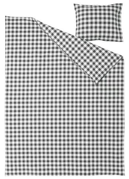 Pamut ágynemű BLACK CUBIS fekete, 100% pamut Ágyneműhuzat mérete: 70 x 80 cm | 140 x 200 cm