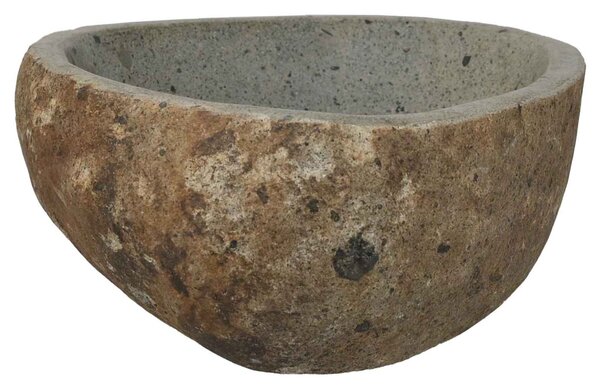 Folyóköves mosdó Világosszürke (30-37) x (25-30) x 12 cm