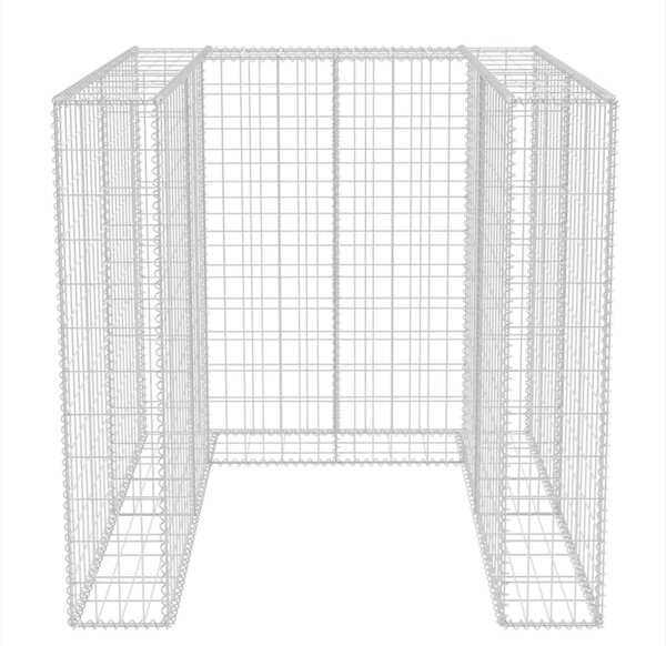 Acél gabion 1 db gurulós kukához 110 x 100 x 120 cm