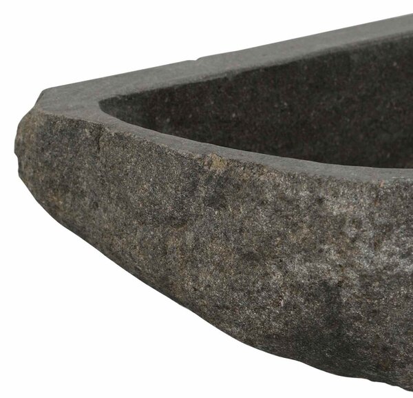 Mosdó Szürke (30-37) x (30-37) x 12 cm Folyami kő
