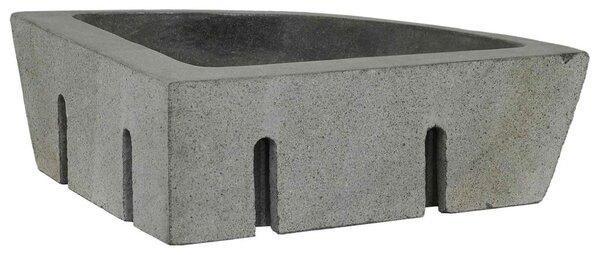 Mosdó Szürke (38-45) x (38-45) x 12 cm Folyami kő