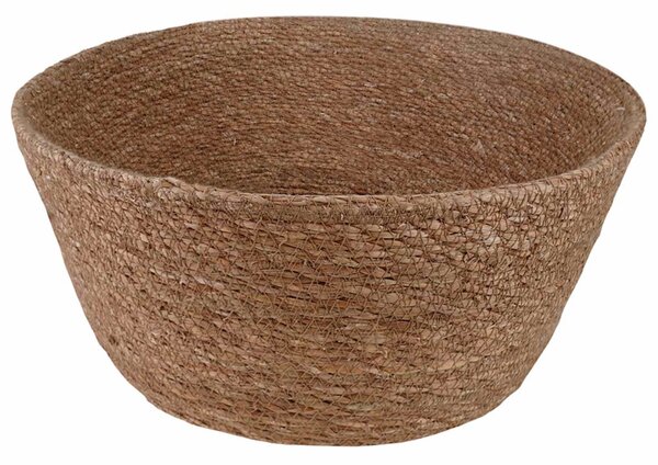 VidaXL Kézi növényedény Természetes Ø 32 x 32 cm 100% Tengeri fű