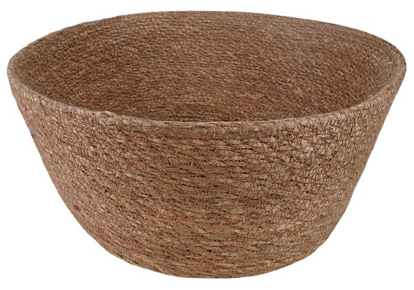 VidaXL Kézi növényedény Természetes Ø 45 x 36 cm 100% Tengeri fű