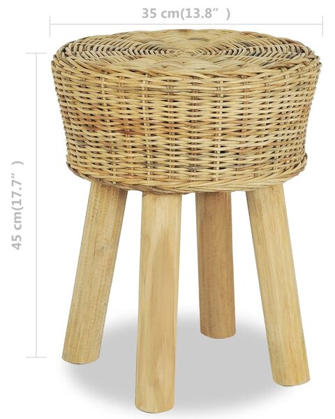 Természetes rattan bárszék