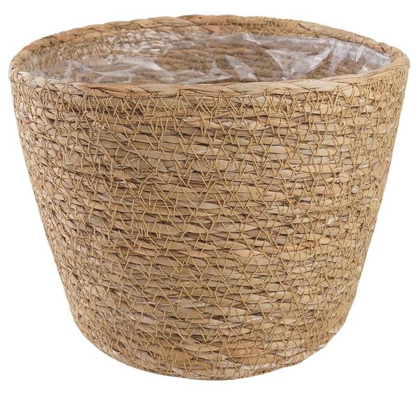 VidaXL Tengeri fű növénytartók 3 pcs Természetes Ø26 x 19 cm