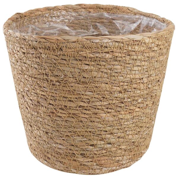 VidaXL Tengeri fű növénytartók 3 pcs Természetes Ø26 x 19 cm