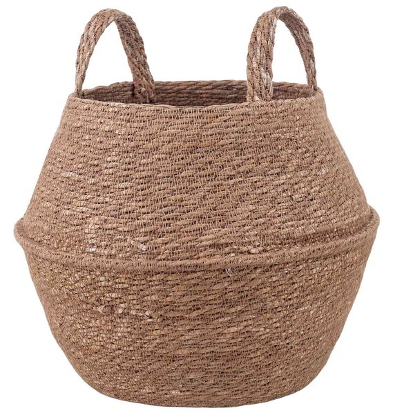 VidaXL Kézi növényedény Természetes Ø 32 x 32 cm 100% Tengeri fű