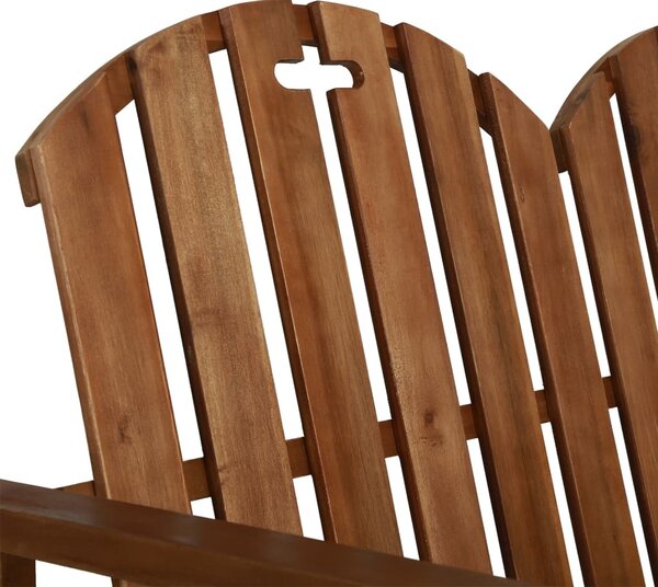 Tömör akácfa kerti pad 110 cm