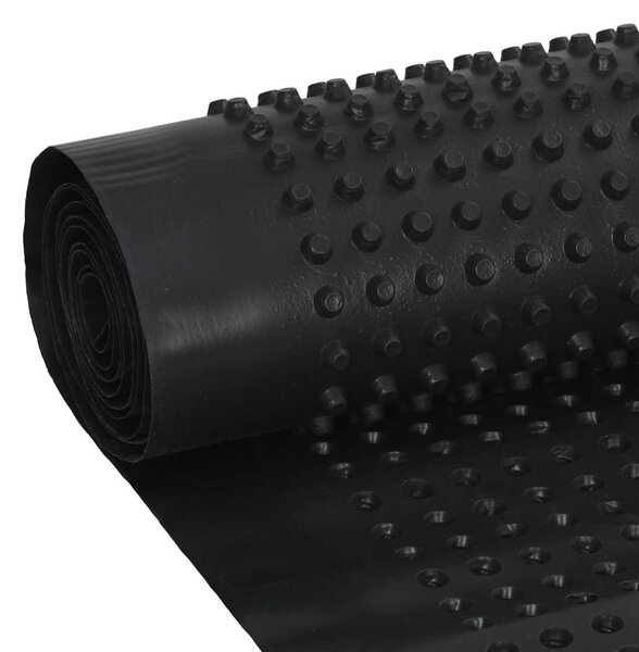 Bordázott vízelvezető lap 2 pcs Fekete 0,5 x 20 m HDPE