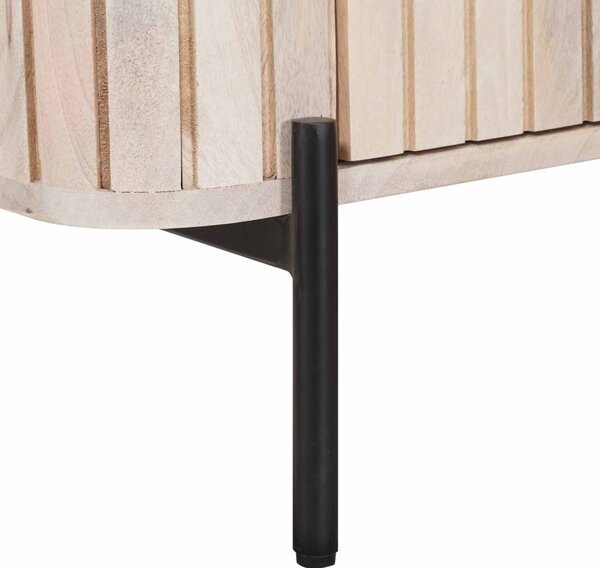 Széf 70 x 30 x 65 cm Tömör Mangófa és Műszaki Fa
