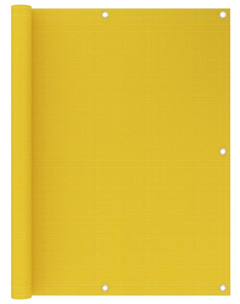 VidaXL sárga HDPE erkélytakaró 120 x 400 cm