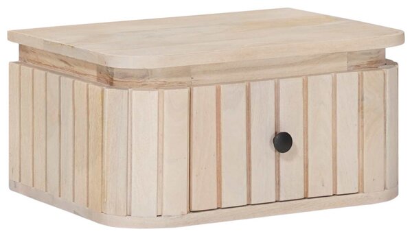 VidaXL Kézzel készült éjjeli szekrény Fehér 40 x 30 x 20 cm