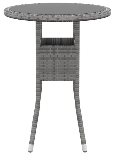 5 részes szürke polyrattan kerti ülőgarnitúra