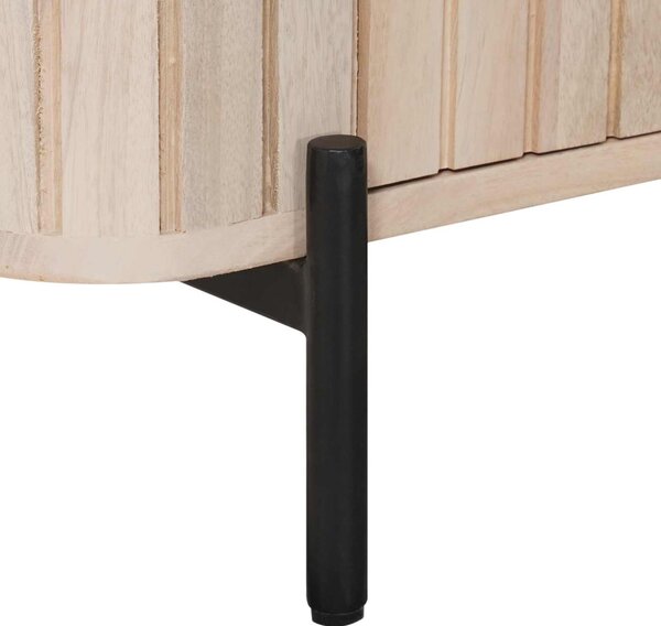 TV szekrény 105 x 30 x 45 cm Tömör Mangófa és Műszaki Fa