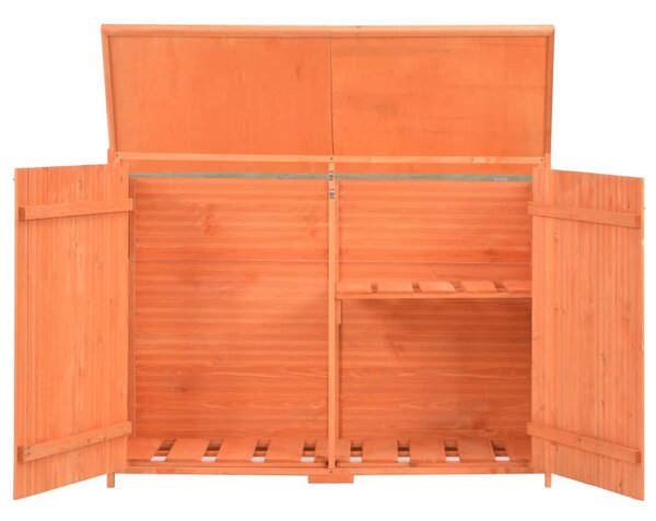 Fa kerti fészer 128x42x91 cm