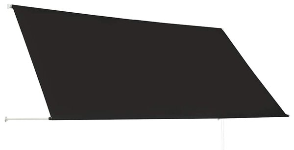 Feltekerhető antracitszürke napellenző 300 x 150 cm
