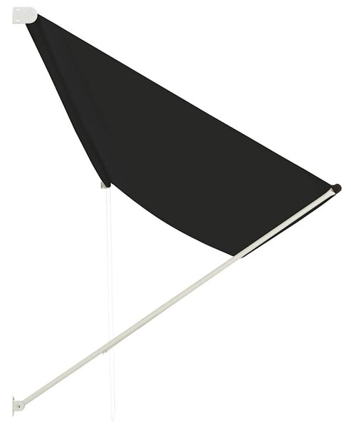 Feltekerhető antracitszürke napellenző 400 x 150 cm