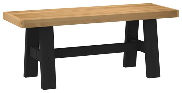 Étkező pad NOAIN 120 x 41 x 45 cm Tömör fenyő Természetes