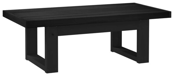 Dohányzóasztal NOAIN Fekete 119 x 60 x 40 cm Tömör Fenyőfa