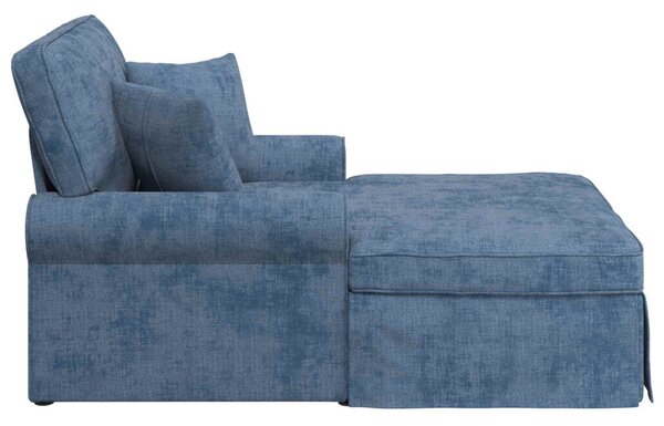 Fotel Loungba Szoknyával párnával Kék 157 x 91 x 91 cm ARES
