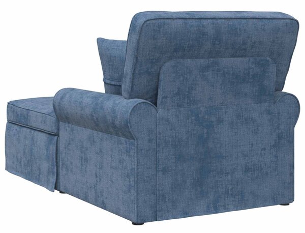 Fotel Loungba Szoknyával párnával Kék 157 x 91 x 91 cm ARES