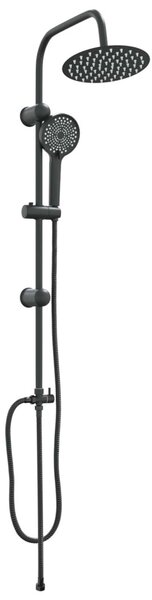 Zuhanyrendszer Fekete 47 x 20 x 95 cm Rozsdamentes acél
