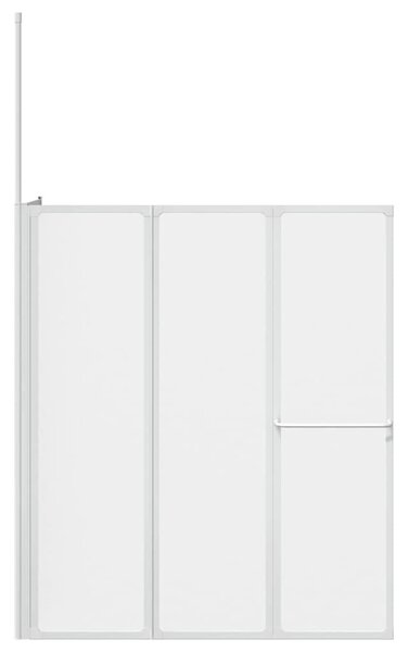 Fürdőképernyő Homályosított 120 x 70 x 137 cm Alumínium