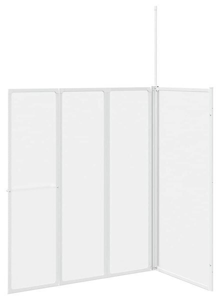 Fürdőképernyő Homályosított 120 x 70 x 137 cm Alumínium