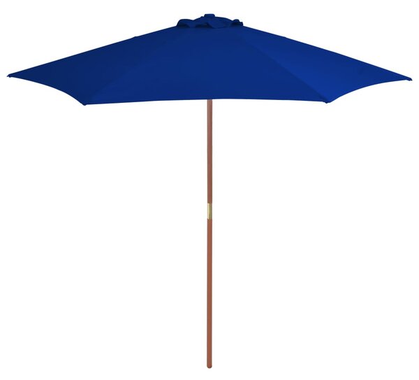 VidaXL kék kültéri napernyő farúddal 270 cm