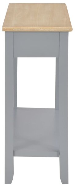 Szürke fa tálalóasztal 110 x 35 x 80 cm