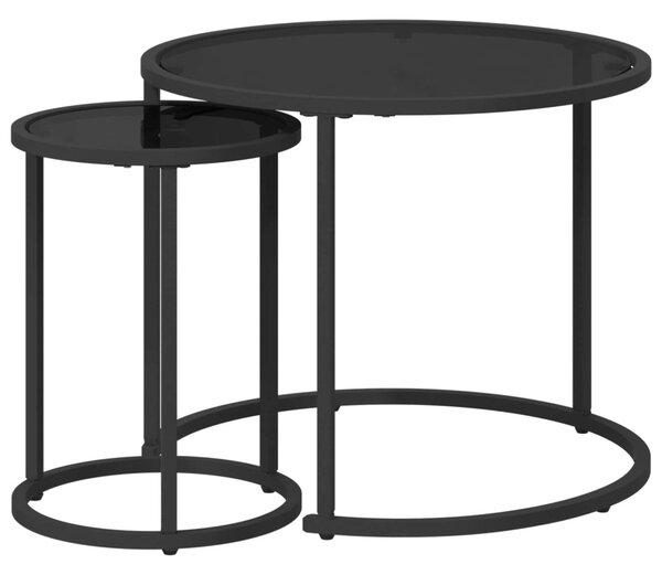 Kávasztal Szett 2 pcs 55 x 55 x 45 cm acél