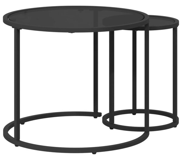 Kávasztal Szett 2 pcs 55 x 55 x 45 cm acél