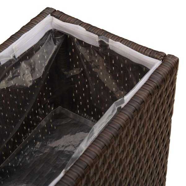 VidaXL Magas Virágtartó 55 x 22 x 70 cm Igen
