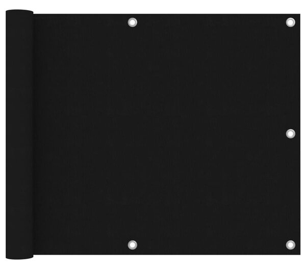 VidaXL fekete oxford-szövet erkélyparaván 75 x 500 cm